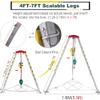 Rescue Tripod Heavy Duty Fire Fighting Tripod Confined SpaceRescue Tripod Lifting,Rescue Tripod,Fire Rescue Tripod with 1200lb1800lb2600lb Winch for Confined Space, Lifting and Rescue Equip view 3