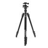 DirectNine Basics Travel Tripod Camera Tripod, Aluminum Alloy 360 Degree Ball Head Portable Travel Tripod for Photography Live Streaming 4KG Bearing, with Adjustable Height and 360 Degree view 2