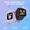 BIGGERFIVE Kids Watch No Phone Needed, 1.8" Amoled Smart Fitness Watch Pedometer, Heart Rate, Sleep Tracker, 30m Waterproof, Step Counter, Puzzle Games, 100+ Dials, Gifts for Boys Girls 5-16, Black view 3