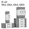 CWCKDJDH AC SPD AC275V 385V Surge Protector 1P 2P 3P 4P 20KA 40KA 60KA Arrester Single Three Phase Household Ground Protecti view 2
