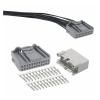 1 set 24-pin 90980-12200 1612904-2 1612906-1 Automotive CD Audio Harness Connector Terminal Connector(Female 20cm wires) view 2
