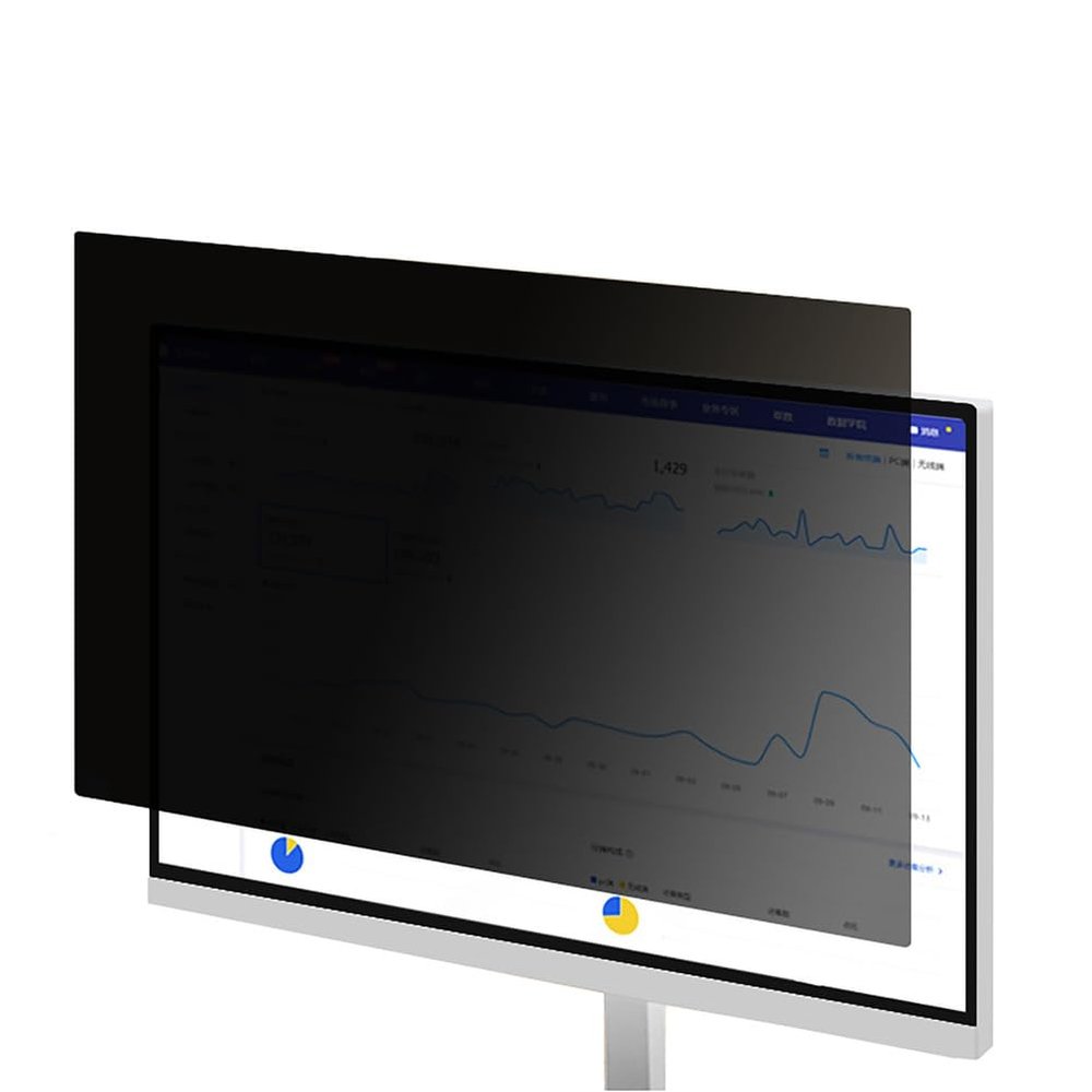 WSDAV 20-22 inch Computer Monitor Privacy Screen for 16:9 4:3 16:10 Aspect Ratio HDTVs Computer Monitor Removable Anti-Scratch Privacy Shield Screen,22in 16:10