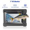EIXAUP Underwater Fishing Camera, 7 inch HD IPS Monitor 1200TVL IP68 Wateproof Camera with 6 Pcs LED Lights + 6 Pcs IR Infrared Lights, 165Wide Angle for Ice, Boat and Lake Fishing(100 FT/30 M) view 2