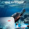 EIXAUP Underwater Fishing Camera, 7 inch HD IPS Monitor 1200TVL IP68 Wateproof Camera with 6 Pcs LED Lights + 6 Pcs IR Infrared Lights, 165Wide Angle for Ice, Boat and Lake Fishing(100 FT/30 M) view 3