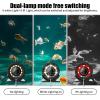 EIXAUP Underwater Fishing Camera, 7 inch HD IPS Monitor 1200TVL IP68 Wateproof Camera with 6 Pcs LED Lights + 6 Pcs IR Infrared Lights, 165Wide Angle for Ice, Boat and Lake Fishing(100 FT/30 M) view 4