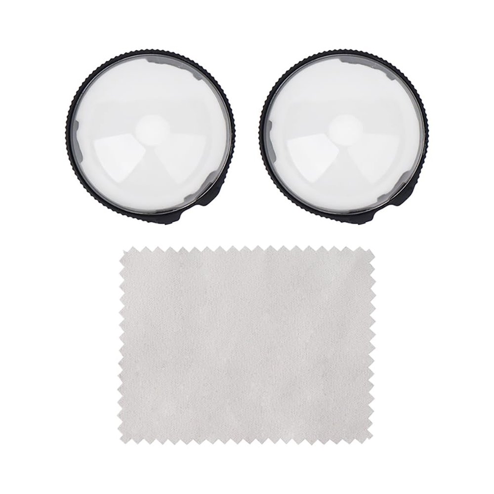 2PCS Guard Screen Protector Compatible with Insta360 X5 Rotating Lens Anti Scratch Protective Film Camera Accessories HD Clear Shockproof Cover (Plastic)