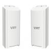 Vonets 1800Mbps Point-to-Point Wireless Bridge, 2KM Range, 5.8G WiFi Extender, Dual Gigabit Ports, PoE or DC Powered, IP65 Weatherproof, Outdoor, Building (2) view 1
