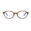LJCZKA Oval Blue Light Blocking Glasses for Women Vintage Oval Frame Glasses Nerd Y2K Eyewear Anti Glare Computer Eyeglasses (Leopard) view 3