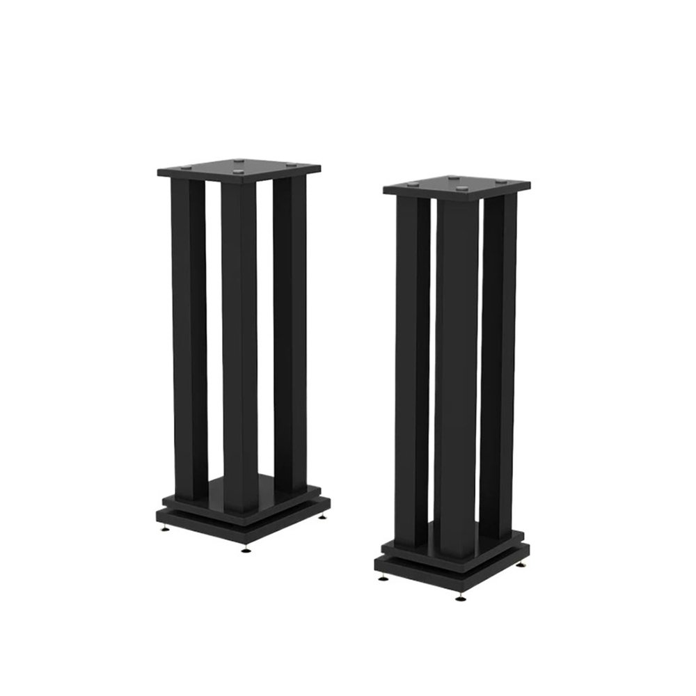 Audio Stand, Bookshelf, Speaker Bracket, Floor to Floor Shock Stand, Bottom Cushion, Wooden Metal Tray Stand, Customized(30x35Top Pallet,60cm)