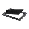 Desktop Speaker Stand Enhance Spatial Sound Effects and Shock Absorption, for Tabletop Audio Support Or Computer Speaker Bracket(Solid Black (2 Pcs)) view 1