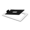 2 Pcs Speaker Bracket Enhance Spatial Sound Effects and Shock Absorption, for Tabletop Audio Support and Computer Speakers Stand(Solid White) view 1