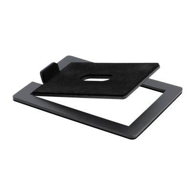 2 Pcs Speaker Bracket Enhance Spatial Sound Effects and Shock Absorption, for Tabletop Audio Support and Computer Speakers Stand(Solid Black)