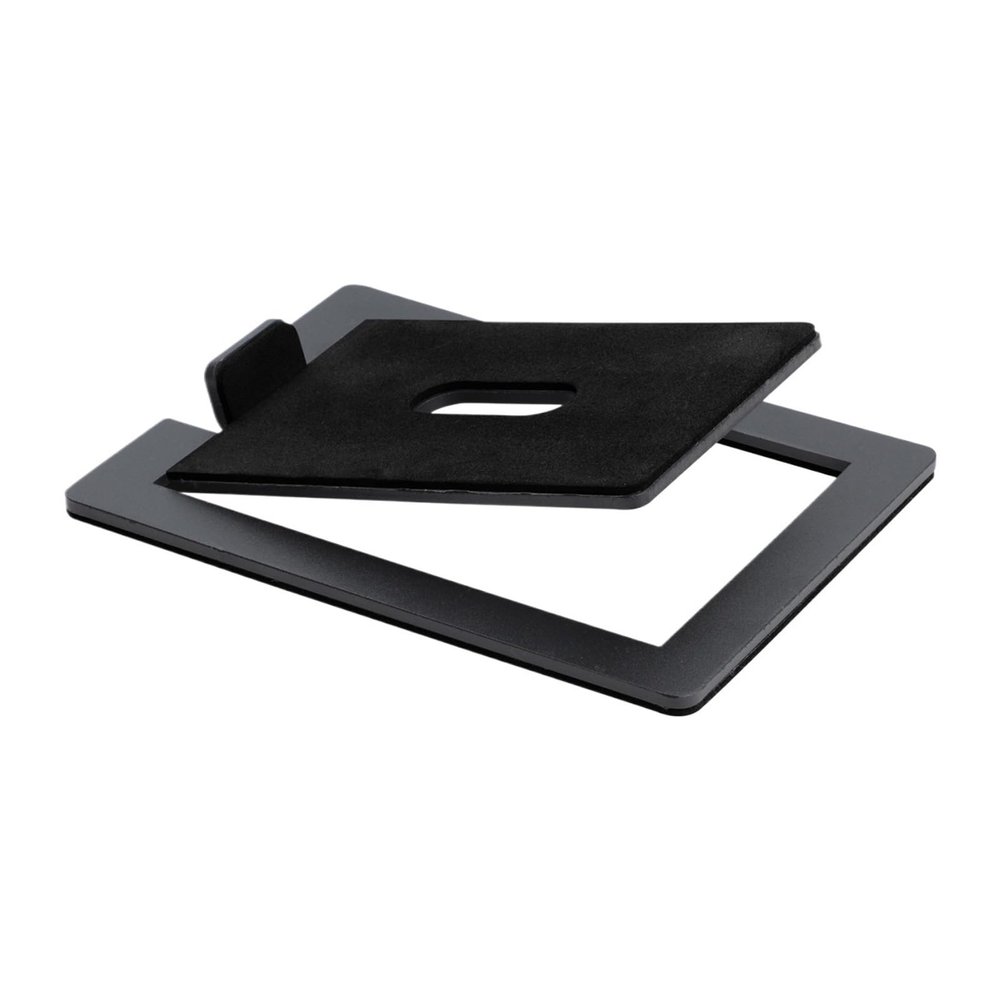 2 Pcs Speaker Bracket Enhance Spatial Sound Effects and Shock Absorption, for Tabletop Audio Support and Computer Speakers Stand(Solid Black)