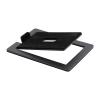 2 Pcs Speaker Bracket Enhance Spatial Sound Effects and Shock Absorption, for Tabletop Audio Support and Computer Speakers Stand(Solid Black) view 1