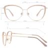 Firmoo Cateye Reading Glasses Blue Light Blocking Glasses,Anti Eye Strain Anti Headache UV Cut view 2