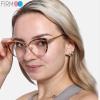 Firmoo Cateye Reading Glasses Blue Light Blocking Glasses,Anti Eye Strain Anti Headache UV Cut view 3
