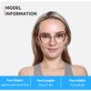 Firmoo Cateye Reading Glasses Blue Light Blocking Glasses,Anti Eye Strain Anti Headache UV Cut view 4