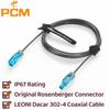 IP67 Waterproof Rosenberger Fakra Male to Female RF Coaxial Extension Cable 59Z176-C01-Z to 59Z163-003-Z Vehicle GPS Antenna for ADAS, Camera, Infotainment, GPS Navigation (15M/49.2FT) view 2