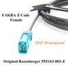 IP67 Waterproof Rosenberger Fakra Male to Female RF Coaxial Extension Cable 59Z176-C01-Z to 59Z163-003-Z Vehicle GPS Antenna for ADAS, Camera, Infotainment, GPS Navigation (15M/49.2FT) view 3