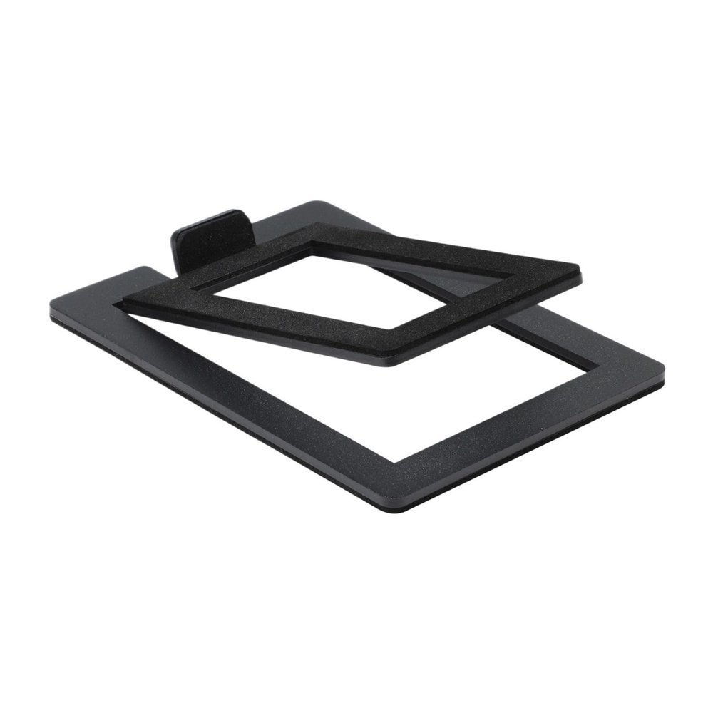 2 Pcs Speaker Stand Enhance Spatial Sound Effects and Shock Absorption, for Desktop Audio Support and Computer Speakers Bracket(Hollow Black (2 Pcs))