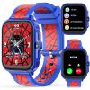 Smart Watch for Kids 1.85" with Fitness Tracker, AI, Sleep Monitor, 22/100+ Sport Modes, DIY Dial, IP68 Waterproof, Step Counter, Heart Rate, Camera, with/Without APP, Gift for 3-12 Years Old Boys view 1