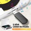 Portable Bluetooth-Compatible CD Player, 2025 New CD Player with Hi-Fi Sound, Wireless & Wired Playback, Rechargeable Small CD Players for Travel, Home, Car (White) view 4