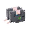 12mm Satin Ribbon RG34 RN34 RC34 RN31 R334 Compatible with Brother TZe Replacement Laminated with PT-D220/D210/H110/D200/D400/1280/D610BT & 100+ P-Touch Models (2,Gold on Pink) view 1