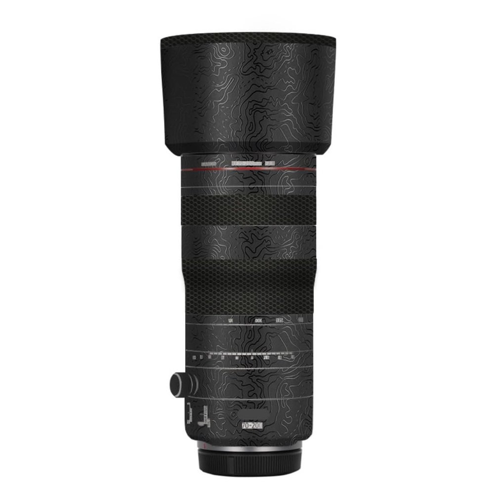New 70-200 2.8 Z Camera Skin Wrap Lens Skins Protector Anti-Scratch Coat Wrap Cover Sticker for Canon New RF 70-200mm F2.8 L is USM Z(Contour Black)