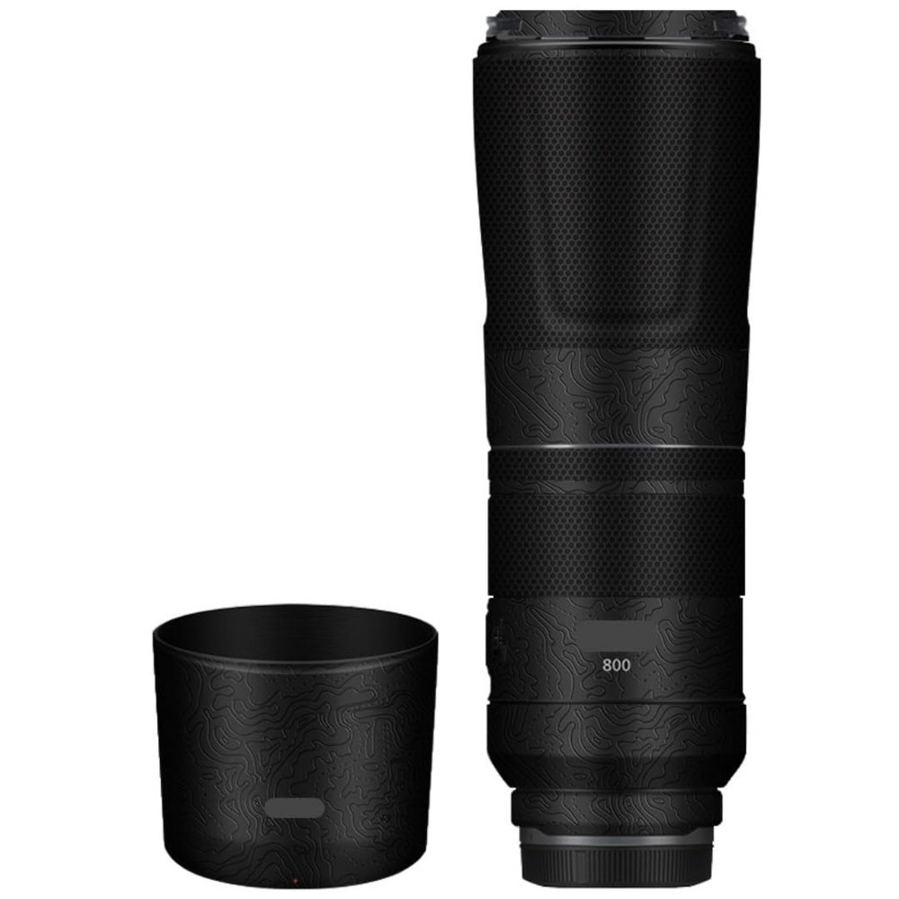 RF 800 11 Camera Lens Sticker for Canon RF 800mm F11 Macro Coat Wraps Film Protector Vinyl Decal Skin(Contour Black Glossy)