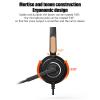 Spryflower Customer Service Headset with Noise Cancelling, Adjustable Microphone, Retractable Headband, Ergonomic Design, Sound for Call Center, Office, Telemarketing view 4
