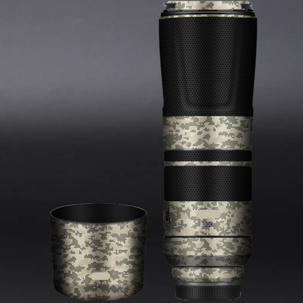 RF 800 11 Camera Lens Sticker for Canon RF 800mm F11 Macro Coat Wraps Film Protector Vinyl Decal Skin(Digital Camo Desert)
