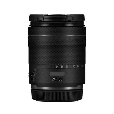 24-105 4-7.1 Anti-Scratch Camera Lens Sticker for Canon RF 24-105mm F4-7.1 STM Wrap Protective Film Protector Skin Cover(Armor Fiber Black)
