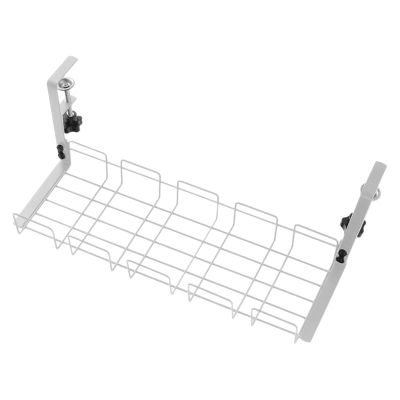Cable Management - Cable Organizer Basket | No Drill Cord Organizers | Under Desk Cords Tray | Under Desk Wire Organization for Chargers Outlets Office Computer Workstations Home Dressing