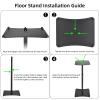 AZTOPA Sturdy Carbon Steel Speaker Stand Compatible with JBL PartyBox Encore 2/1 and Boombox 4, Adjustable Height 25.59" to 39.69", Surround Sound Speaker Stands Mount Holder Intended for JBL view 3