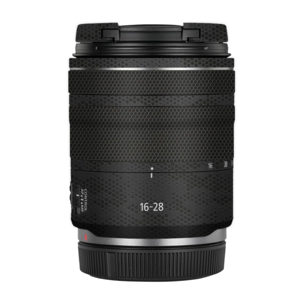RF 16-28 2.8 Camera Lens Skin Anti-Scratch Sticker for Canon RF 16-28mm F2.8 is STM Vinyl Protective Film Decals(Mamba Black)
