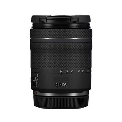 24-105 4-7.1 Anti-Scratch Camera Lens Sticker for Canon RF 24-105mm F4-7.1 STM Wrap Protective Film Protector Skin Cover(Matte Black)