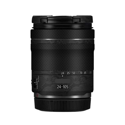 24-105 4-7.1 Anti-Scratch Camera Lens Sticker for Canon RF 24-105mm F4-7.1 STM Wrap Protective Film Protector Skin Cover(Wave Black)