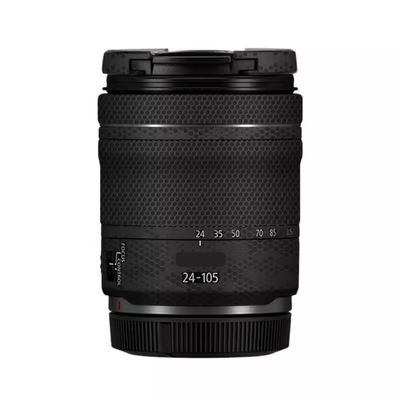 24-105 4-7.1 Anti-Scratch Camera Lens Sticker for Canon RF 24-105mm F4-7.1 STM Wrap Protective Film Protector Skin Cover(Mamba Black)