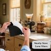 hhfvvda Cone Coffee Filter Holder, 2 PCS, Leather view 4