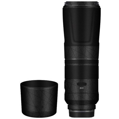 RF 800 11 Camera Lens Sticker for Canon RF 800mm F11 Macro Coat Wraps Film Protector Vinyl Decal Skin(Cross Ultra Black)