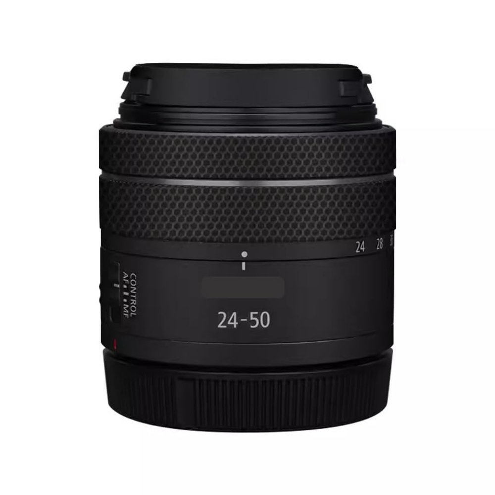 RF 24-50 4.5-6.3 Lens Cap Skin Anti-Scratch Camera Sticker for Canon RF 24-50mm F4.5-6.3 Protective Wrap Film Protector Decal(Matte Black)