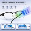 Perfectmiaoxuan Blue Light Blocking Glasses,Computer/Gaming/Screen Glasses for Women or MenAnti Blue Light & UV view 3