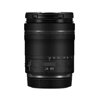 24-105 4-7.1 Anti-Scratch Camera Lens Sticker for Canon RF 24-105mm F4-7.1 STM Wrap Protective Film Protector Skin Cover(Splash Ultra Black)