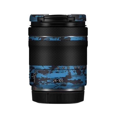 24-105 4-7.1 Anti-Scratch Camera Lens Sticker for Canon RF 24-105mm F4-7.1 STM Wrap Protective Film Protector Skin Cover(Knight Blue)
