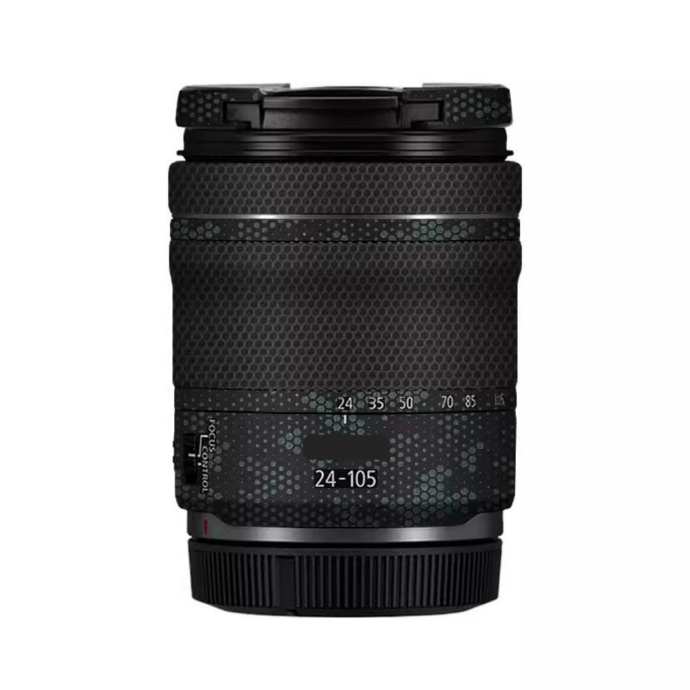 24-105 4-7.1 Anti-Scratch Camera Lens Sticker for Canon RF 24-105mm F4-7.1 STM Wrap Protective Film Protector Skin Cover(Mamba Green)