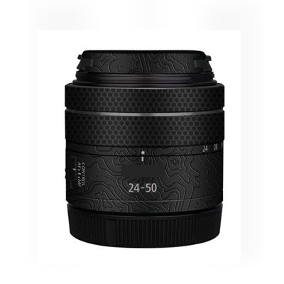 RF 24-50 4.5-6.3 Lens Cap Skin Anti-Scratch Camera Sticker for Canon RF 24-50mm F4.5-6.3 Protective Wrap Film Protector Decal(Contour Black Glossy)