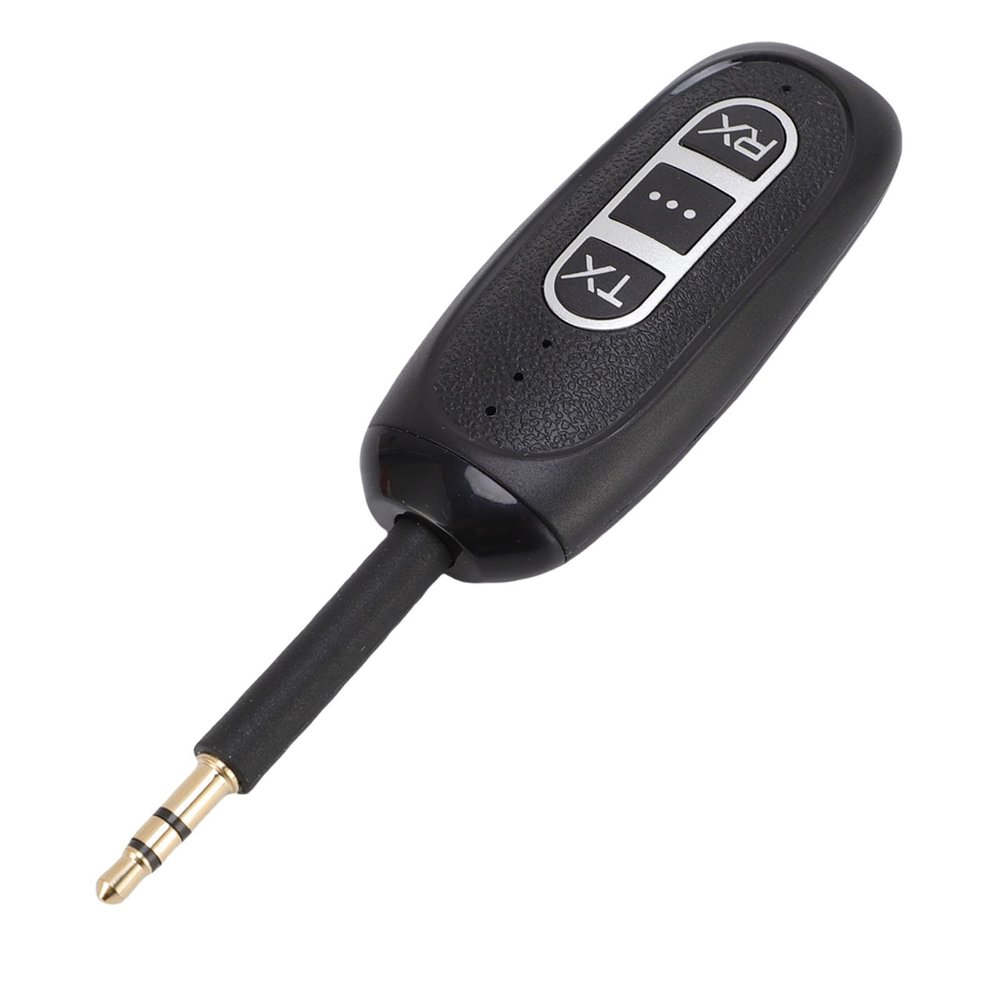 Bewinner 5.4 Transmitter Receiver, 2 in 1 Wireless Audio Adapter with Low Latency, 8M Range, Rotatable Audio Jack for Smartphones Tablets Laptops