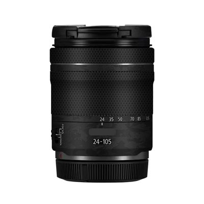 24-105 4-7.1 Anti-Scratch Camera Lens Sticker for Canon RF 24-105mm F4-7.1 STM Wrap Protective Film Protector Skin Cover(Knight Black)