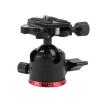 Bewinner 28mm Camera Ball Head, Low Profile DSLR Ball Head with 360 Panoramic Rotation Dual Locking Knobs, Plate for DSLR Camera Monopod Camcorder view 1