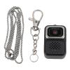 CHEOTIME Mini Keychain Camera, 1080P HD Video 2MP Picture Portable Tiny Camera Mini Retro Micro with 32GB Storage Card for Travel Study Recording (Black) view 1